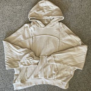 aerie patchwork hoodie